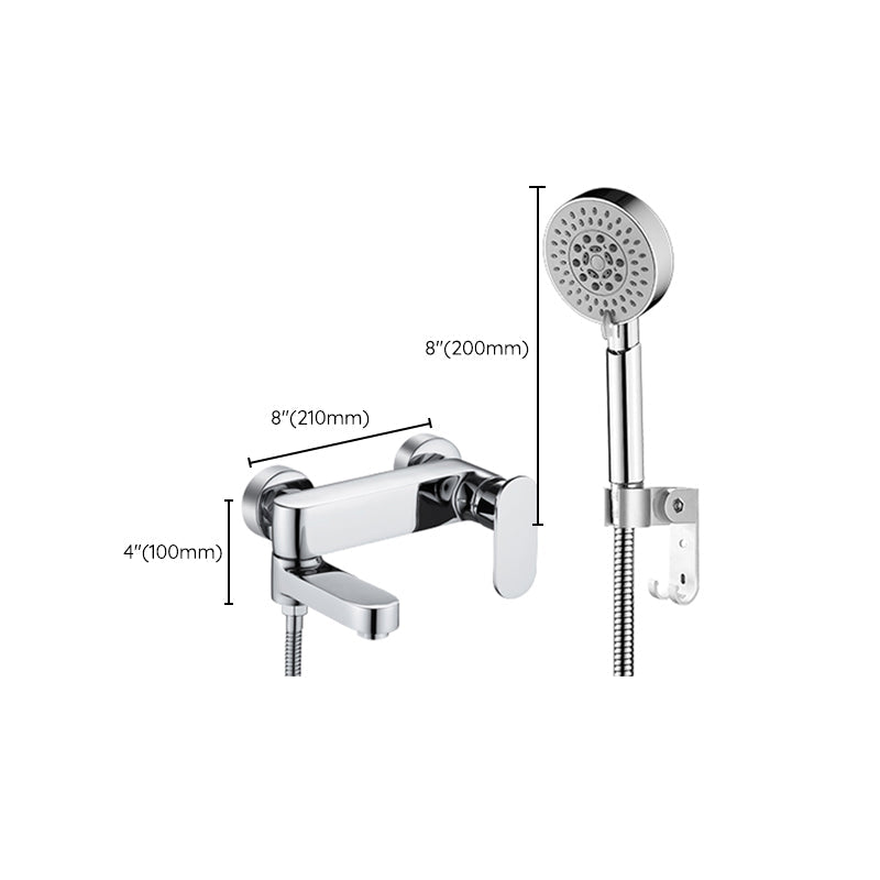 BowLift | Modern Wall-Mounted Bathtub Faucet Trim Metal Single-Lever Bathtub Faucet Trim