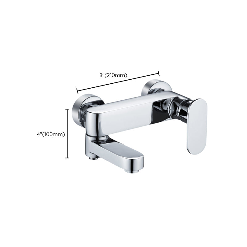 BowLift | Modern Wall-Mounted Bathtub Faucet Trim Metal Single-Lever Bathtub Faucet Trim