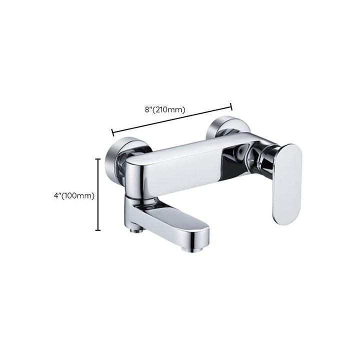BowLift | Modern Wall-Mounted Bathtub Faucet Trim Metal Single-Lever Bathtub Faucet Trim
