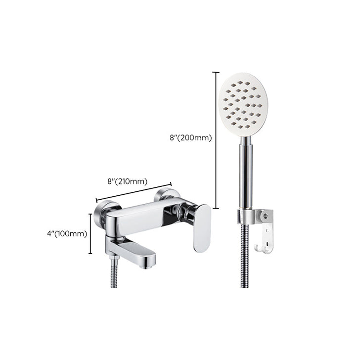 BowLift | Modern Wall-Mounted Bathtub Faucet Trim Metal Single-Lever Bathtub Faucet Trim