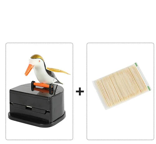 BowLift | Perching Bird Toothpick Dispenser