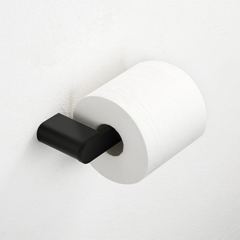 BowLift | Contemporary bathroom accessory single piece or in set made of black metal