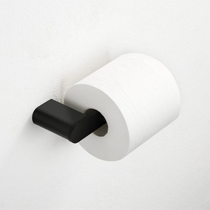 BowLift | Contemporary bathroom accessory single piece or in set made of black metal