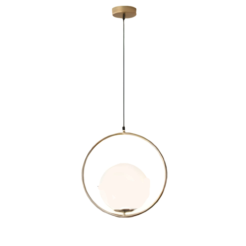 BowLift | Elegant Pendant Light | Hanging Lamp Brass 15 cm Metal