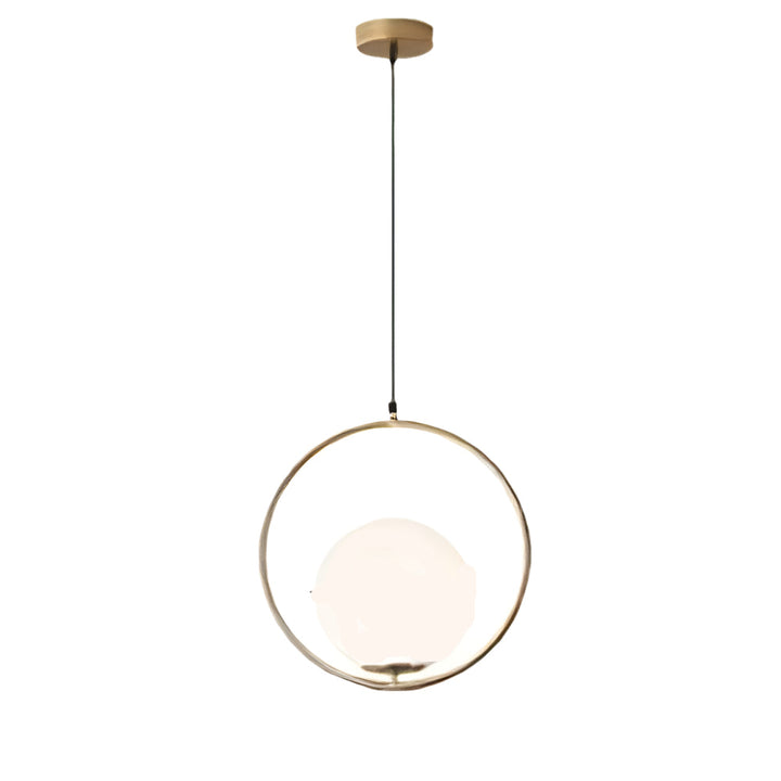 BowLift | Elegant Pendant Light | Hanging Lamp Brass 15 cm Metal