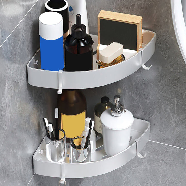 BowLift | Black/Silver Bath Set Modern 1/2/3-Piece Anti-Rust Bath Rack