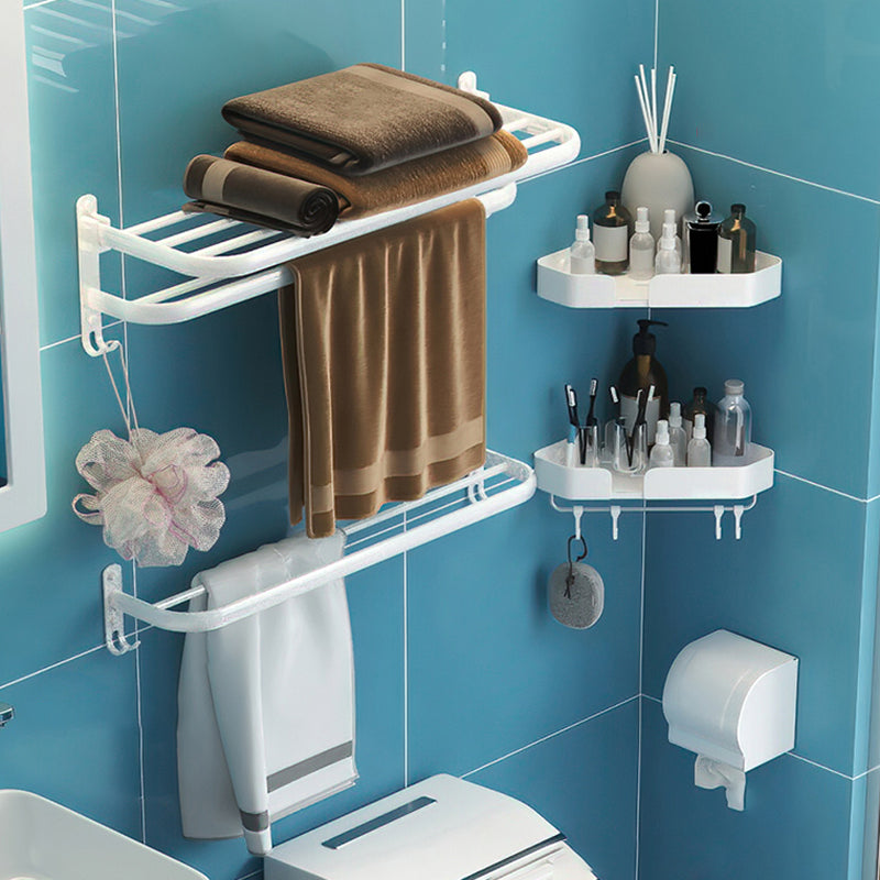 BowLift | Modern Bathroom Hardware Set White Metal Bathroom Accessory Set