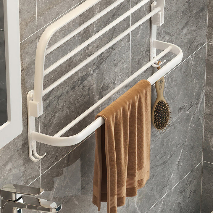 BowLift | Modern Bathroom Hardware Set White Metal Bathroom Accessory Set