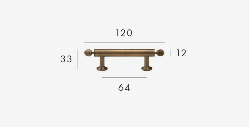 BrassElegance Solid Brass Antique T-Griff Bowlift