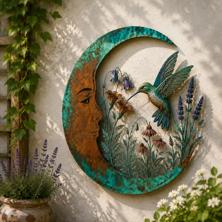 Dragonfly Moon Wall Decor
