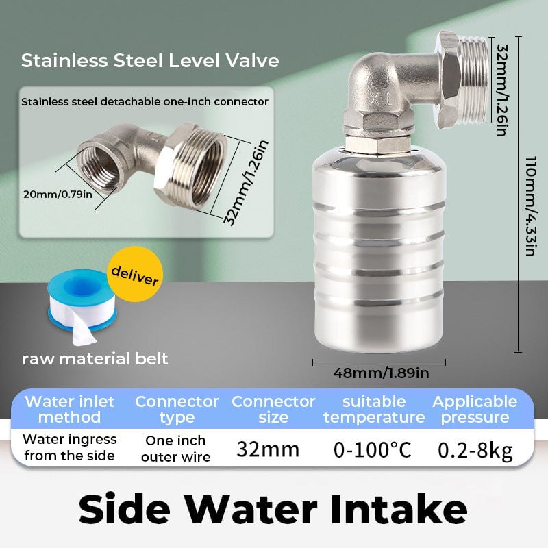 BowLift | 304 Stainless Steel Fully Automatic Mini Floating Ball Valve
