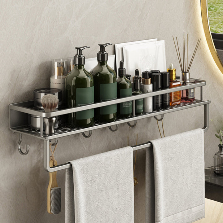 BowLift | Minimalism Matte Metal Bathroom Accessory Set Modern Bathroom Rack