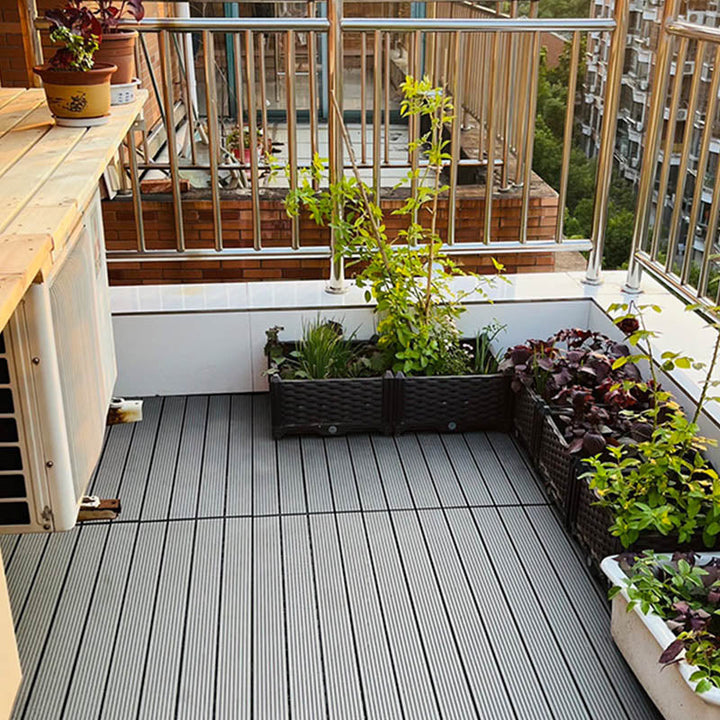 BowLift | Classic square terrace tiles solid color composite tiles for outdoor use