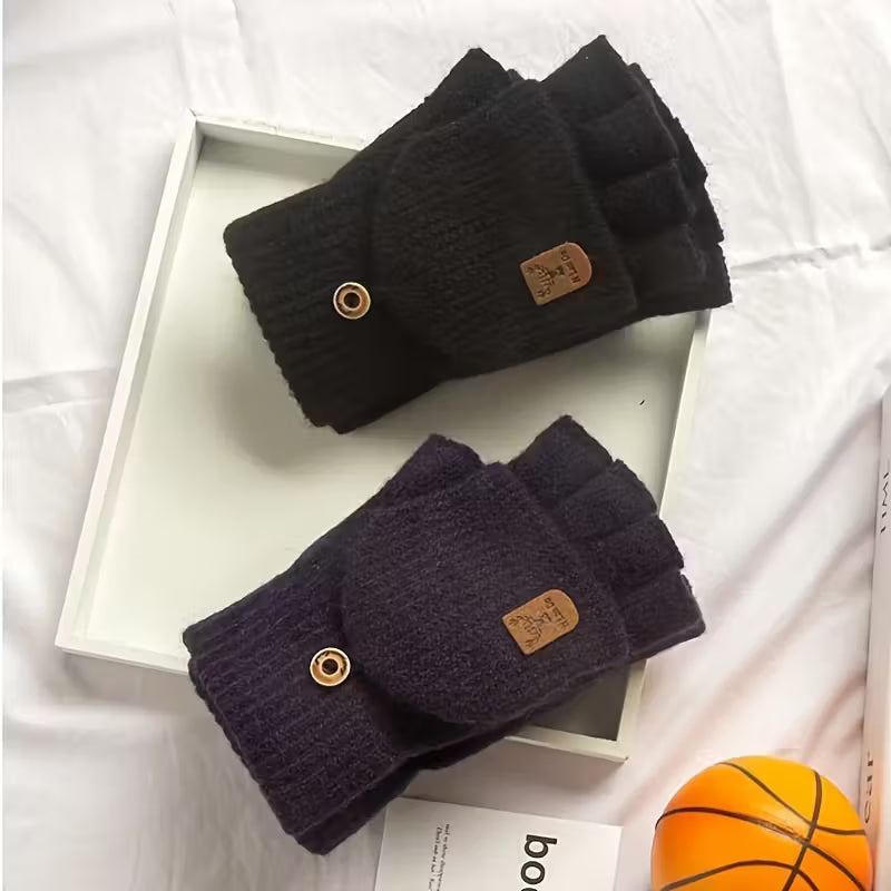 BowLift | Men's WinterPro Fingerless Gloves – Thick, Warm and Comfortable