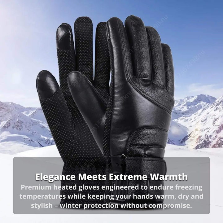 BowLift | Heated Gloves for Women UK – Ladies Thermal Waterproof Winter Gloves with Touch Screen & USB Rechargeable Warm Design