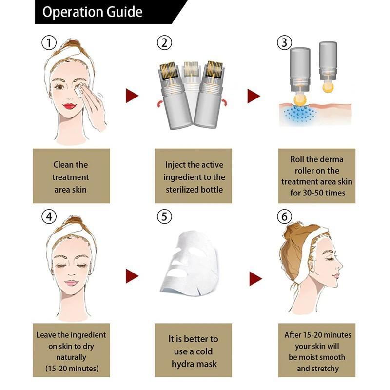 BowLift | Automatic Micro-needle Derma Roller Derma-roller -0.25mm Titanium Micro Needle Skin Care System