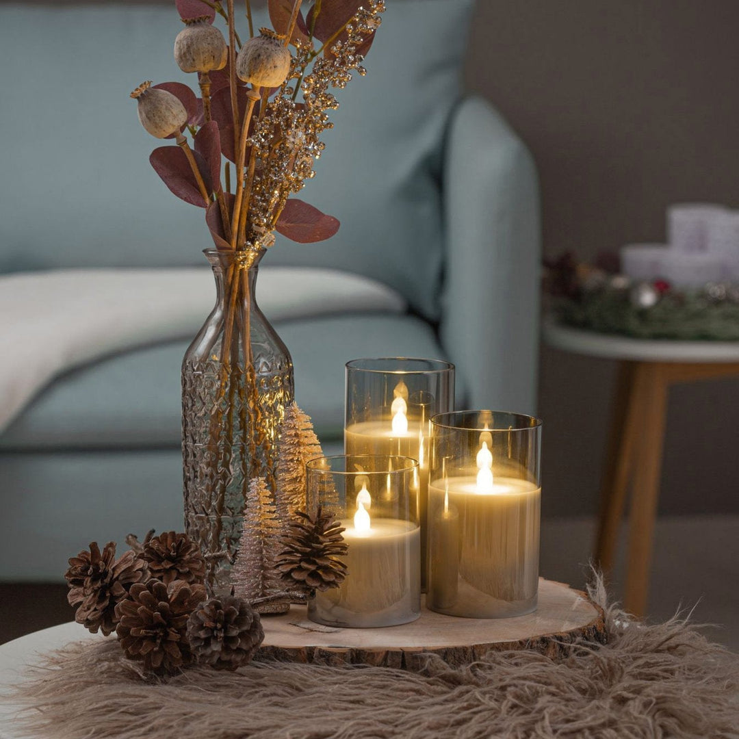 BowLift | LuxeLumen LED Candle Set | Elegant LED candles with remote control for atmospheric ambiance