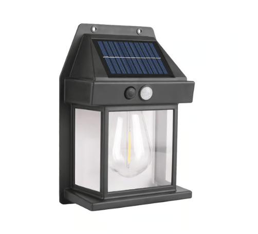 Solar wall light with motion detector | Bowlift