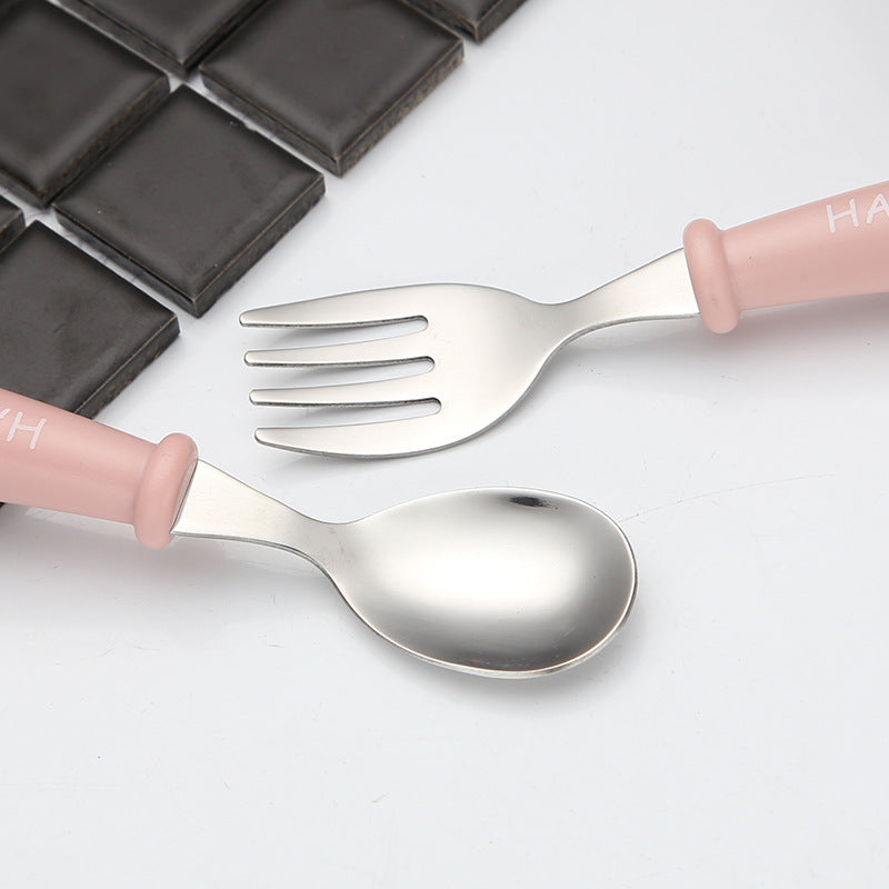 Child-friendly dining fork with safe grip Bowlift