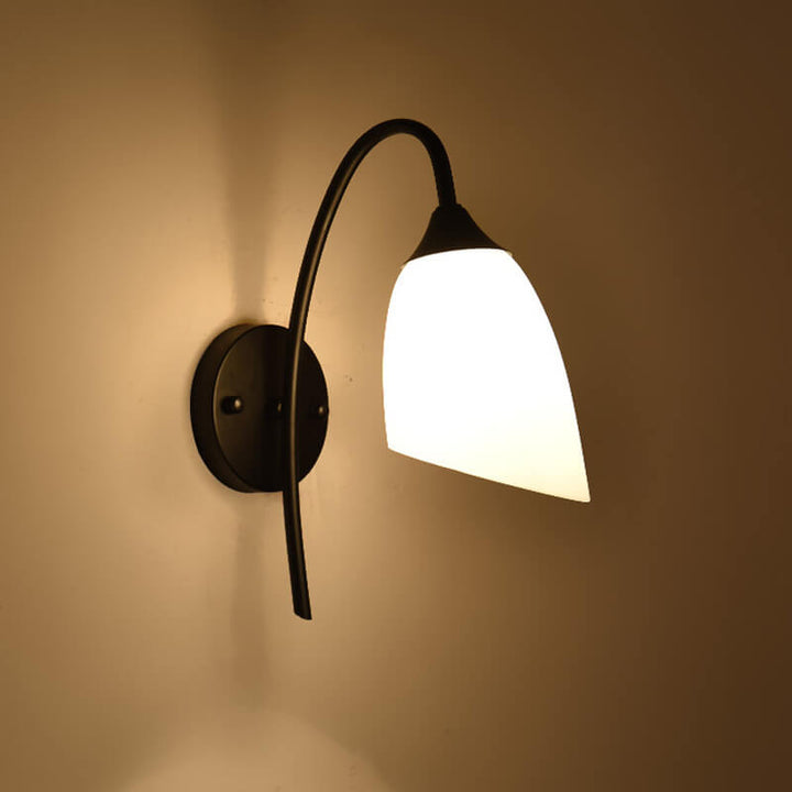 GloeiGlow – Modern Clock-Shaped Wall Lamp with Adjustable Arm Bowlift