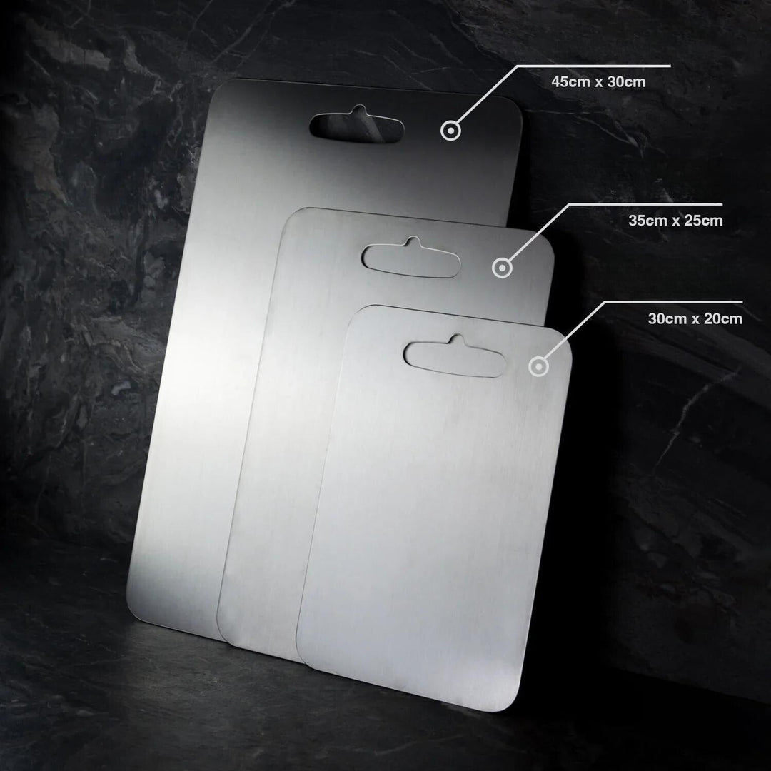 BowLift | Titanium Cutting Board – Antibacterial, Non-Toxic, BPA-Free Kitchen Essential, Knife-Friendly Design for Safe Food Preparation