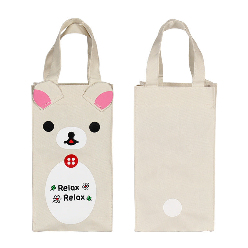 Cute Bunny Design Eco-Friendly Tote Bag Bowlift