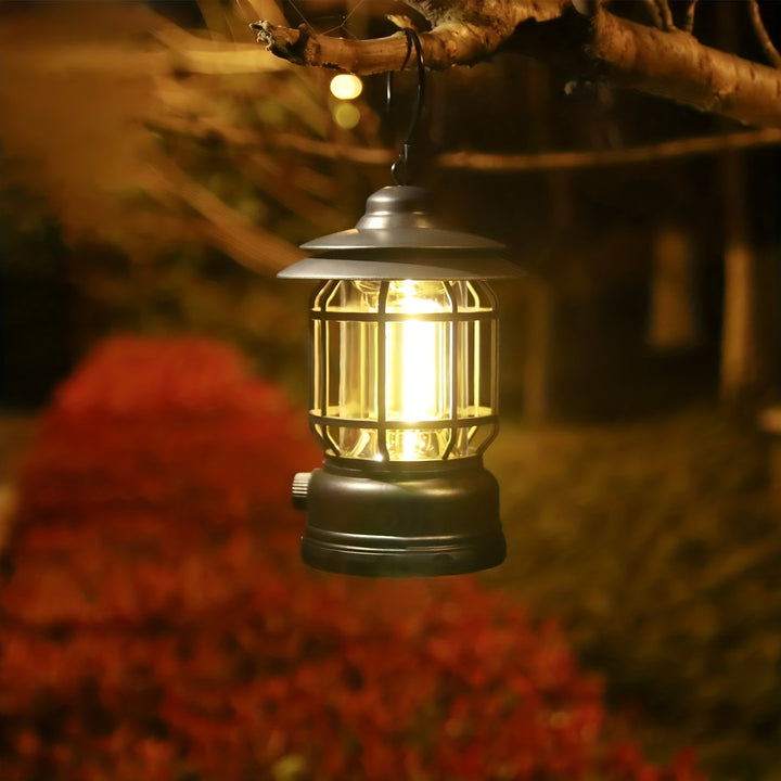 RetroGlow Lamp – Dimmable Rechargeable LED Outdoor Lighting | Bowlift