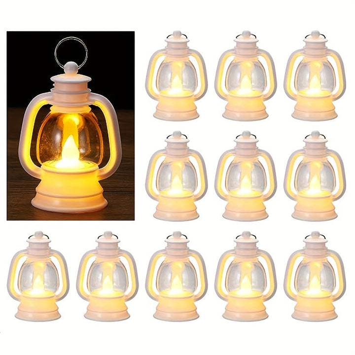 Retro LED Mini Lanterns – Atmospheric Lighting for Parties Bowlift