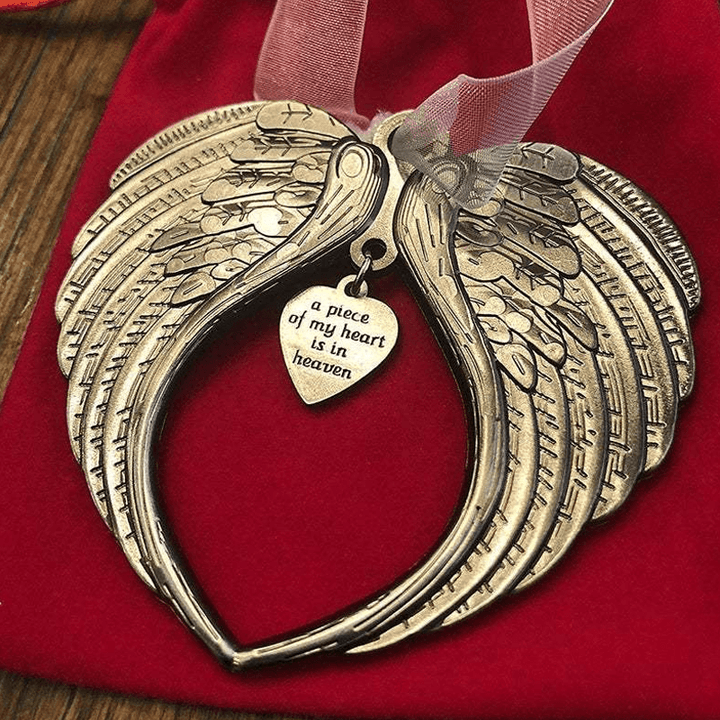 BowLift | 🎄Christmas Tree Memorial Ornaments Angel Wings Bell Hangings Hanging Decoration