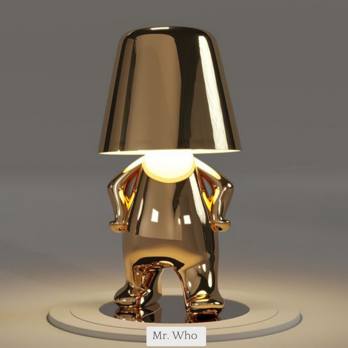 BowLift | 5 Brothers Wireless Table Lamp – Rechargeable LED Designer Lamp with Dimmable Light (Warm White)