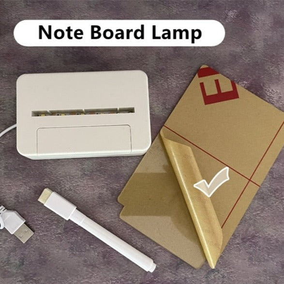 BowLift | Creative Note Board Led Table Lamp