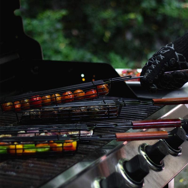 Reusable Kabob Grill Baskets | Bowlift