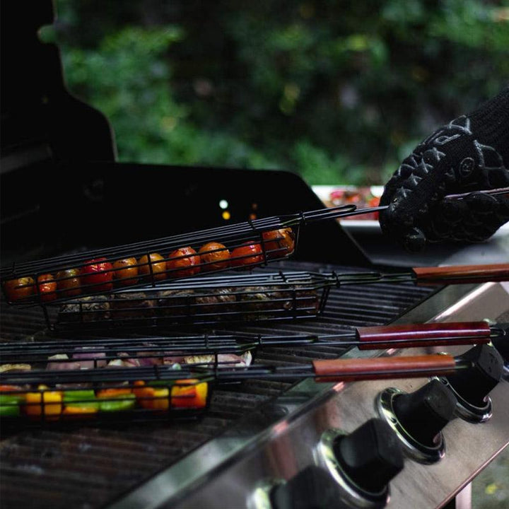 Reusable Kabob Grill Baskets | Bowlift