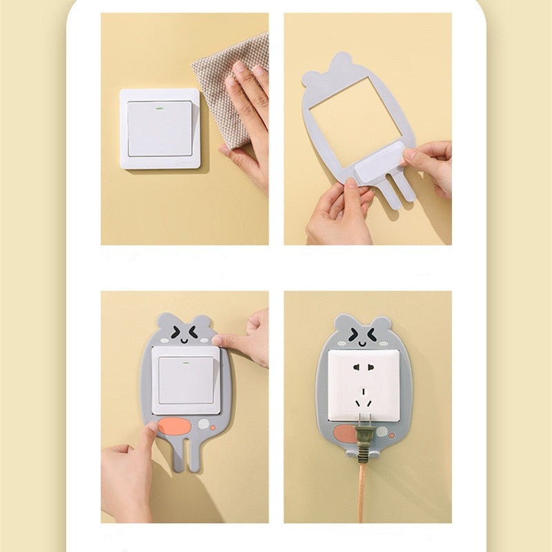 BowLift | 3D Luminous Cartoon Hook Outlet Sticker