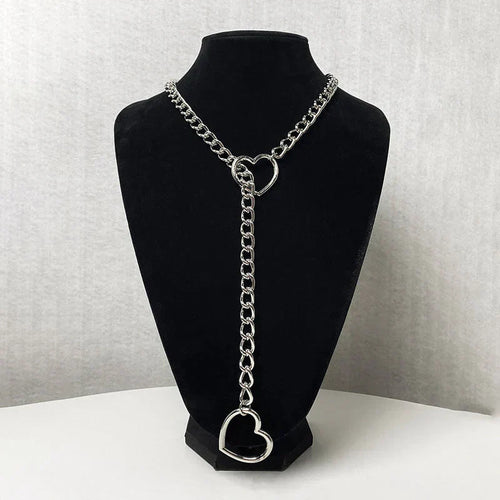 BowLift | Gothic Punk Heart Necklace