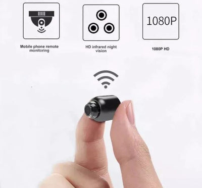 BowLift | Small WiFi Security Spy Camera UK Night Vision Surveillance Nanny Cam