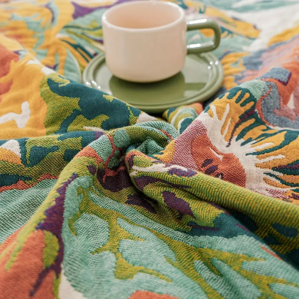 BowLift | Sienna Floral Bloom Cotton Blanket