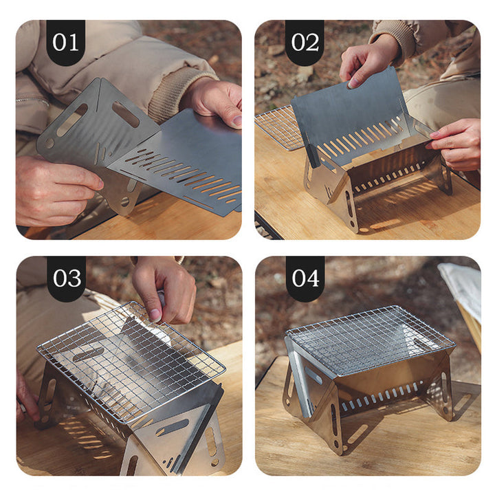 BowLift | Stainless steel foldable grill