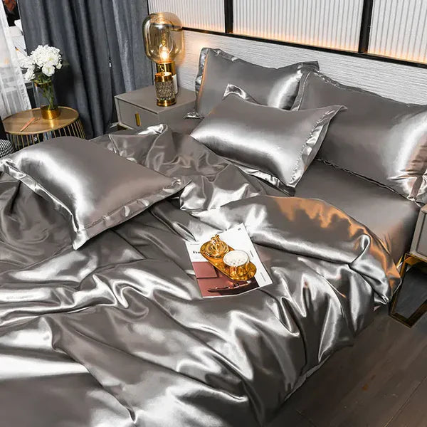 Satin Duvet Cover - Velora | Bowlift