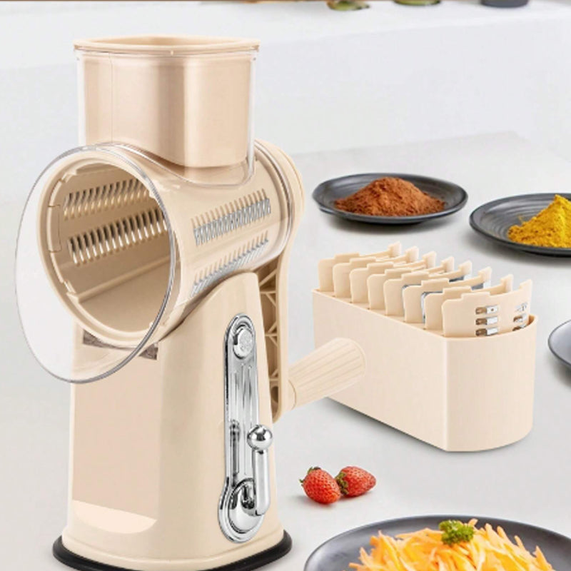 5 in 1 Vegetable Cutter Slicer, Rotary Cheese Grater | Bowlift