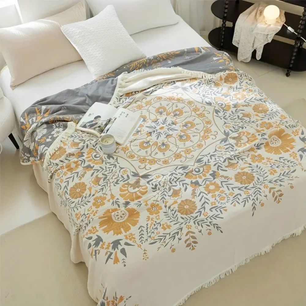 BowLift | Versailles-Inspired Reversible Floral Blanket