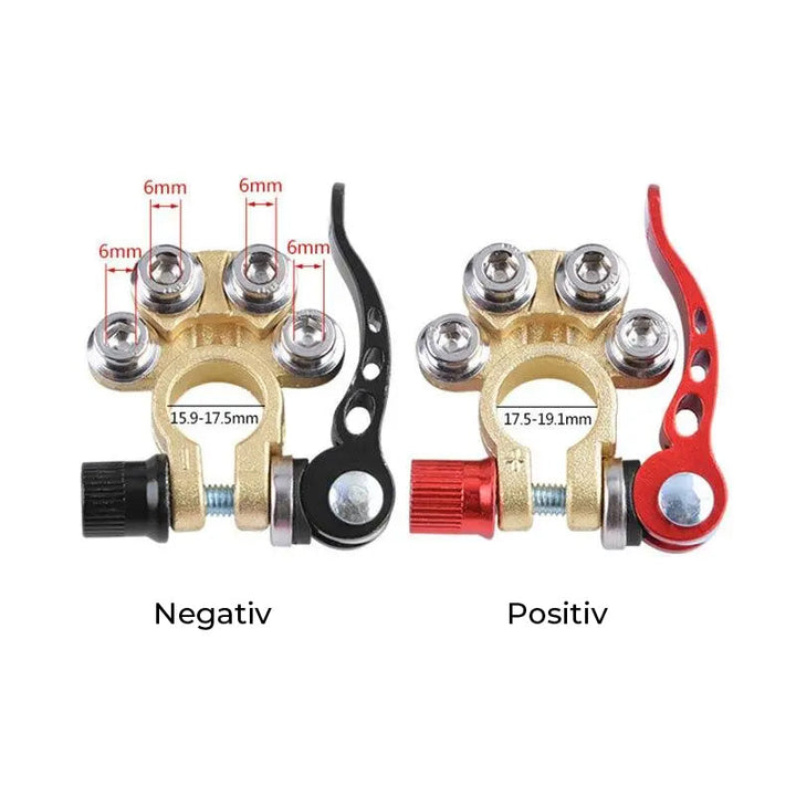 Practical battery connection | Bowlift