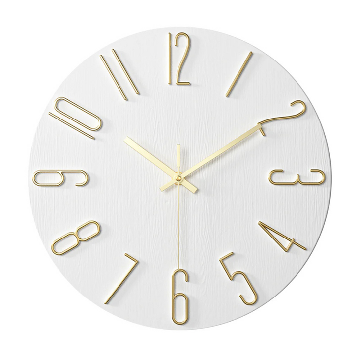 BowLift | Modern Wall Clock Black | Timeless Wall Decoration 30 cm