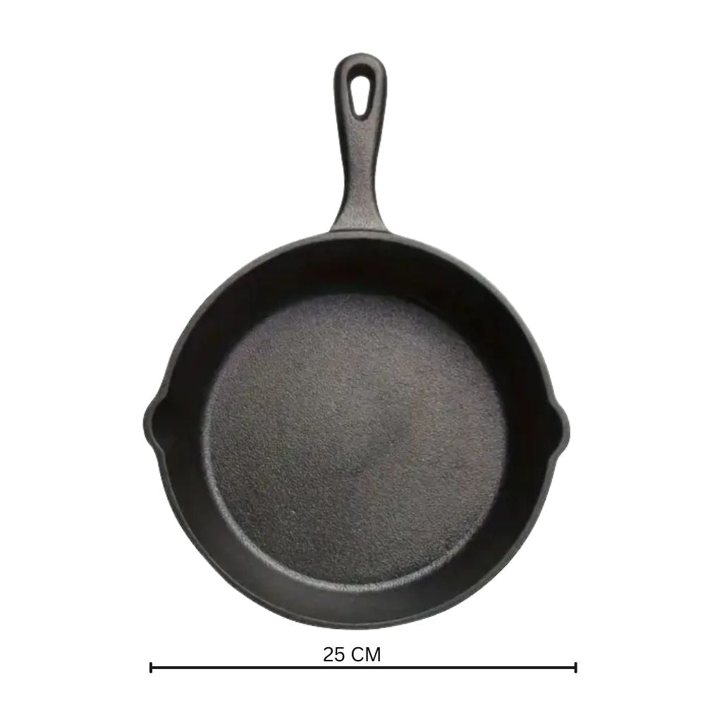 BowLift | Black Cast Iron Frying Pan