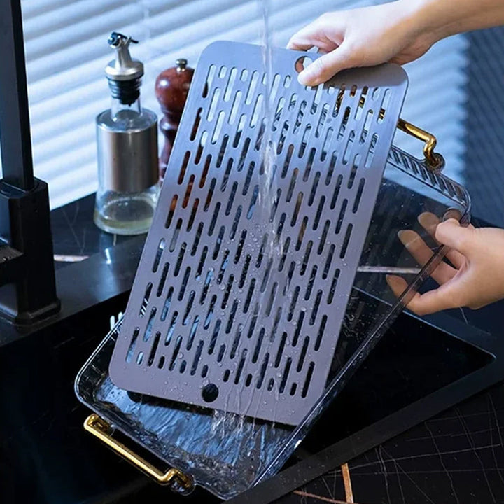 Light Luxury Draining Tea Tray | Bowlift