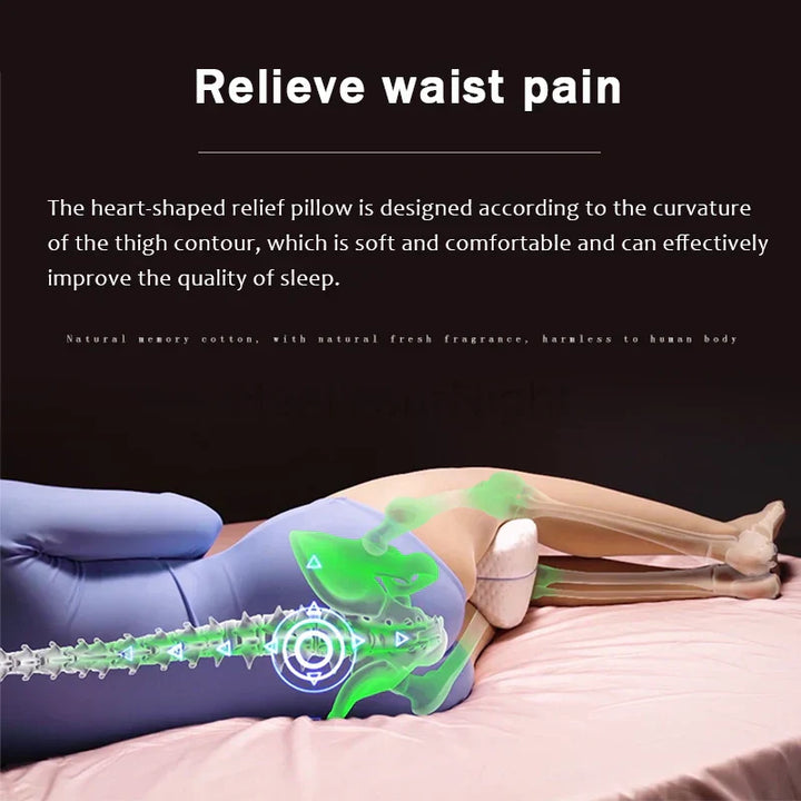 BowLift | Ergonomic Memory Foam Pillow for Legs