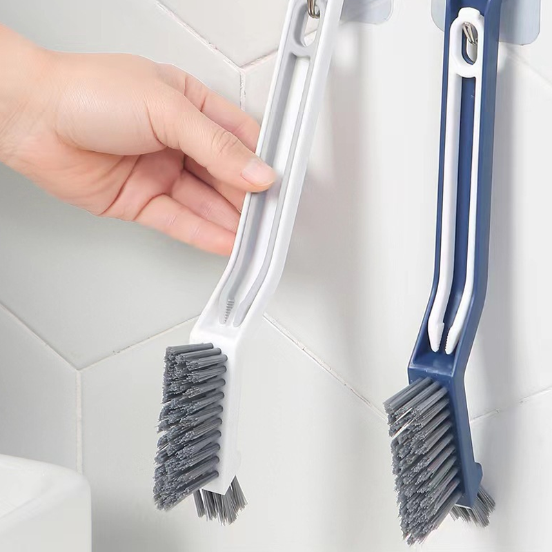 2 in 1 bathroom cleaning brush crevice brush | Bowlift
