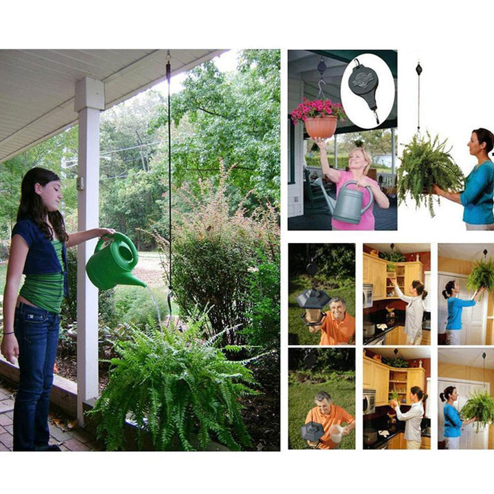 Retractable Hook For Garden Baskets Pots, Birds Feeder | Bowlift