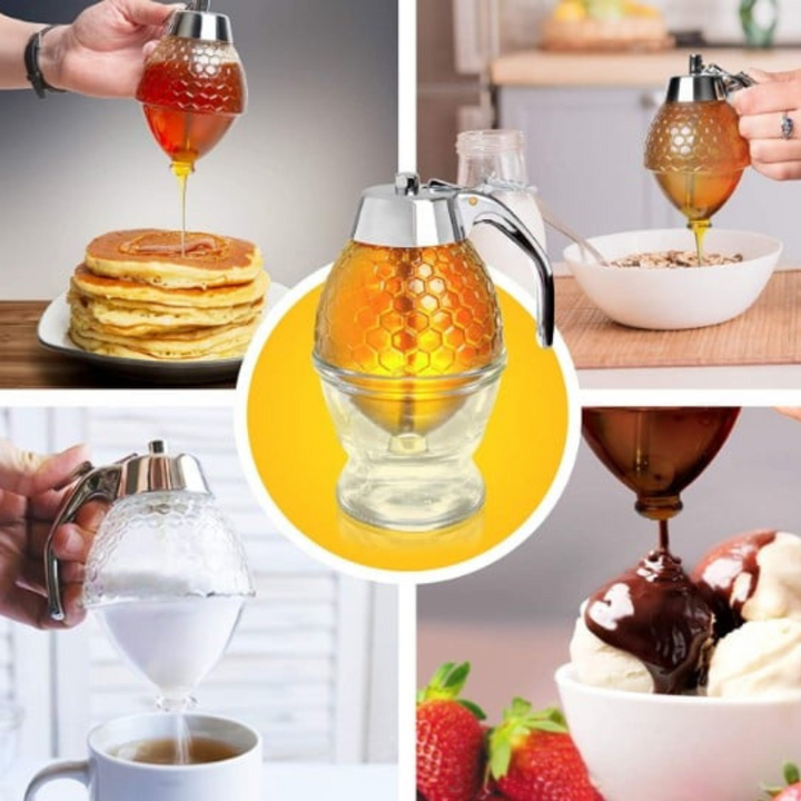 HoneySaver – Elegante en Praktische Honingdispenser Bowlift