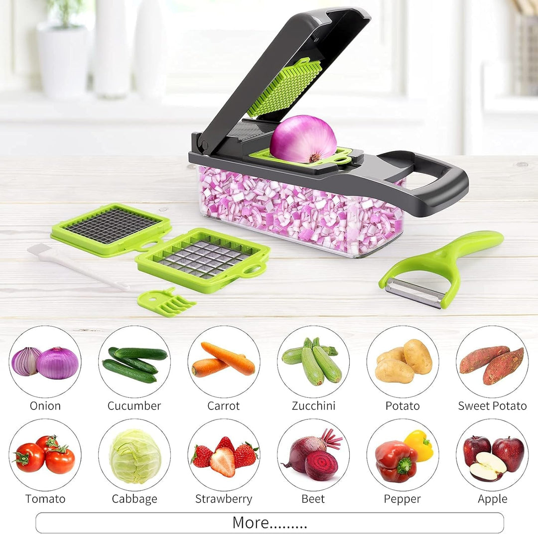 13-in-1-Vegetable-Slicer | Faster-when-Cooking | Bowlift